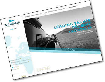 yachtalia turn-key assistance for yachts website